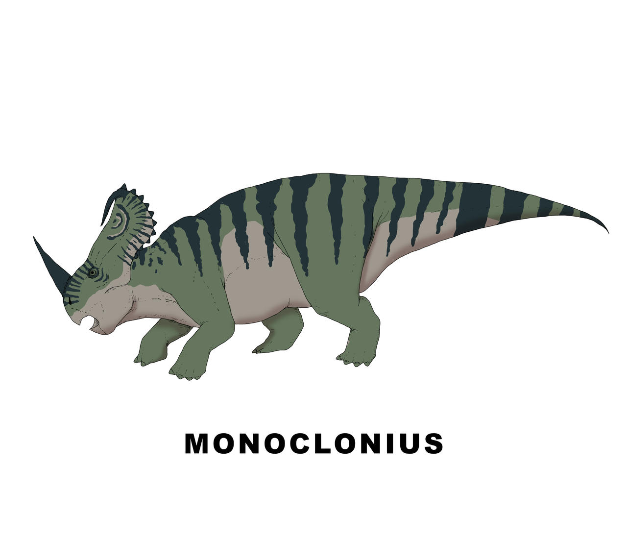 Monoclonius by BioPictureStudio on DeviantArt