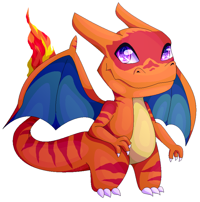Digimon Charizard Rip Off ~COMMISSION~ Spookythedragon- CLONE CHARIZARD by kosmiik on DeviantArt