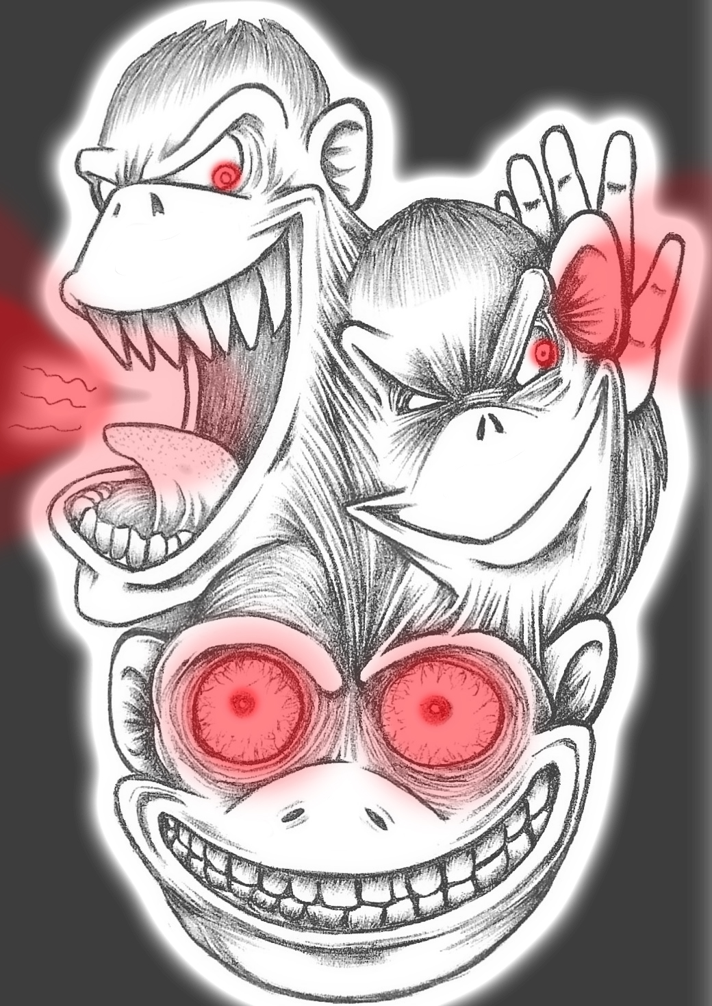 Think Evil Animation Speak Evil, Hear Evil, See Evil by Danmalin on DeviantArt