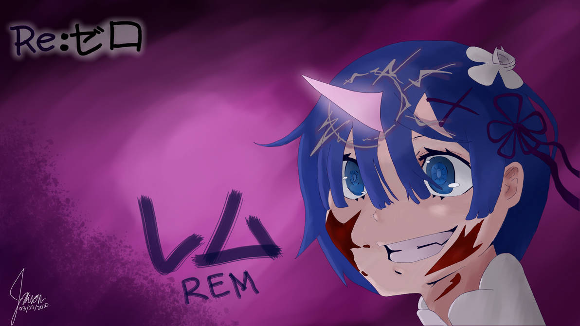 Rem (Demon Form) by gubblepuff on DeviantArt
