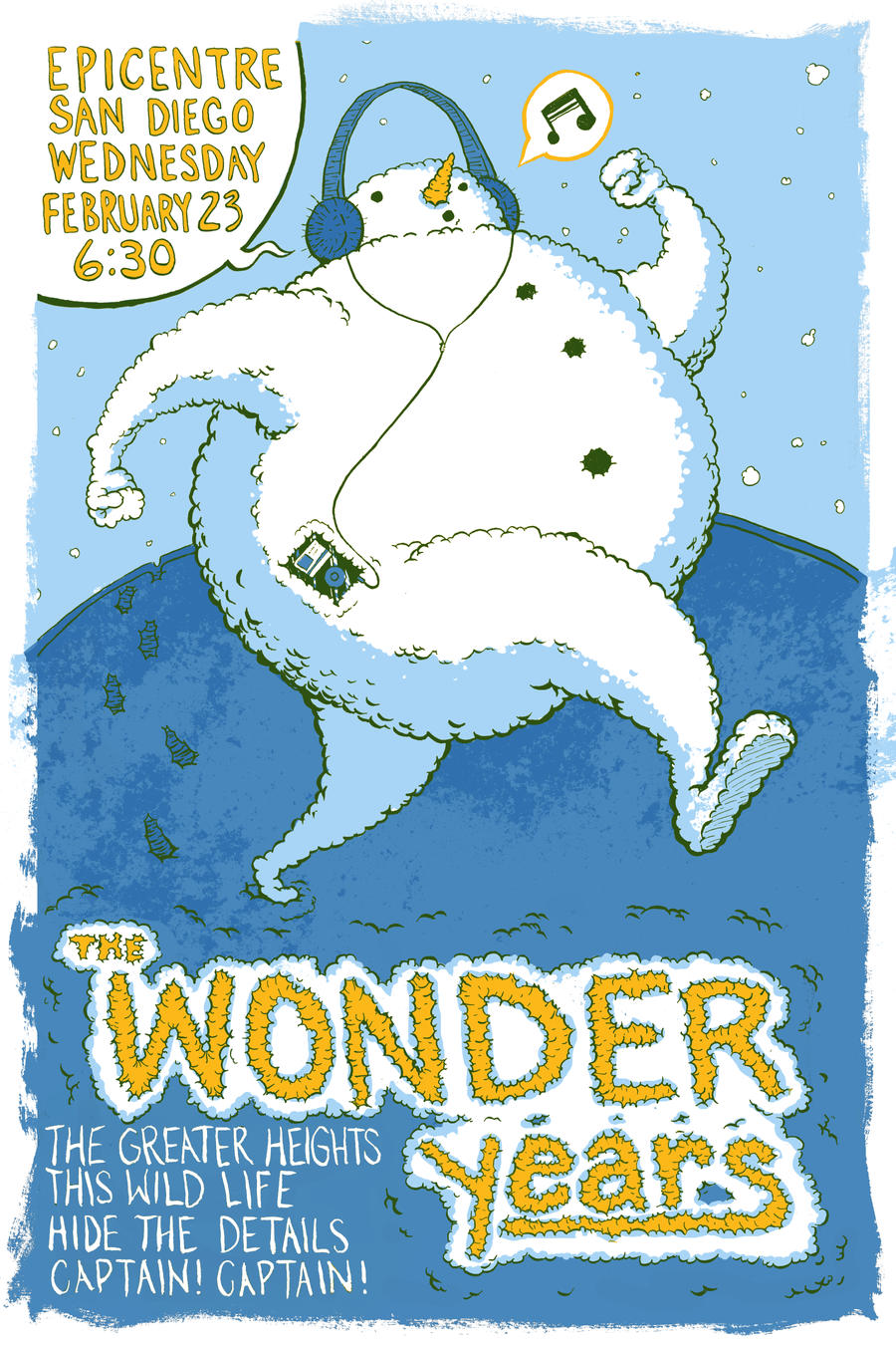 Wonder Years Gig Poster