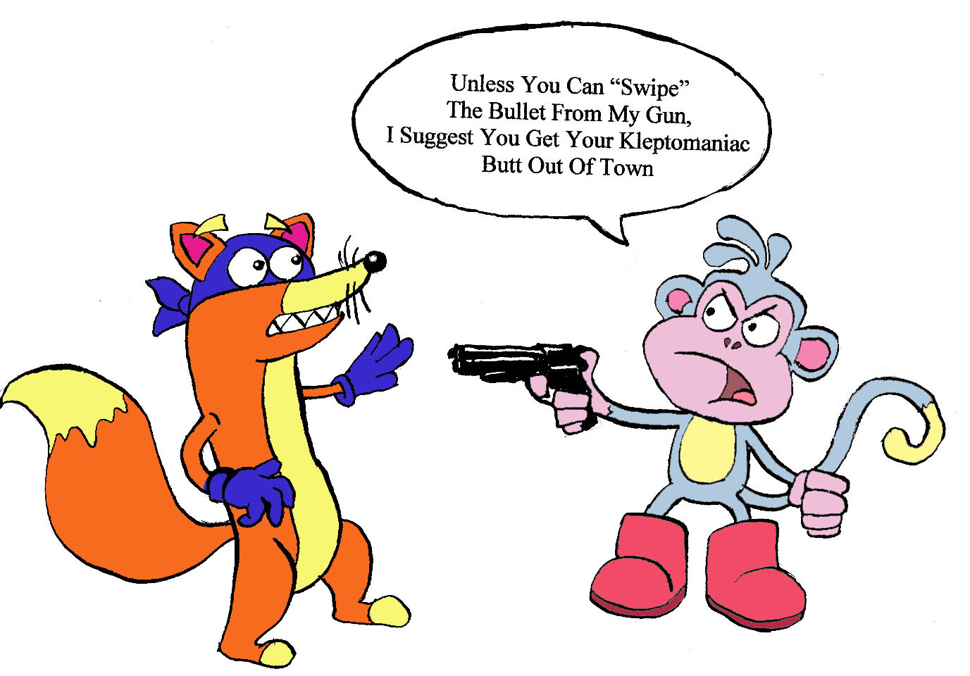 Swiper No Swiping Colored by Lolzards on DeviantArt