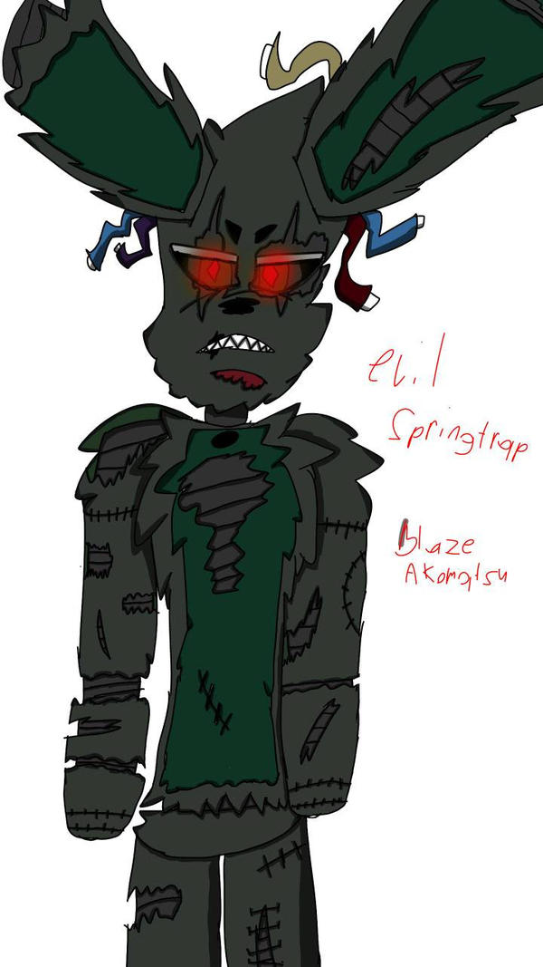 Evil Springtrap. by springtrap3013 on DeviantArt