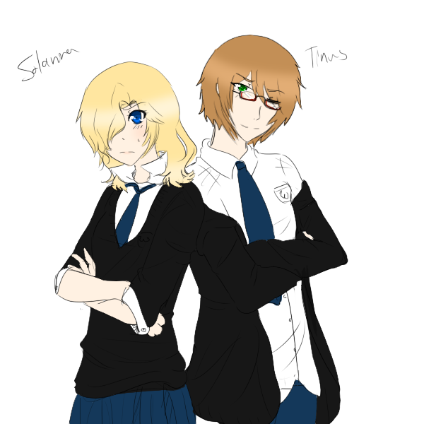 Fem!Solomon and Male!Tina