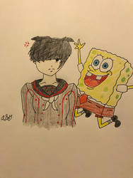 Request- Ayano and Spongebob