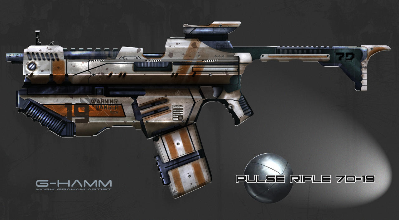 Pulse Rifle Concept by G-hamm on DeviantArt