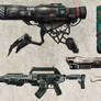 P14 weapon and equipment design