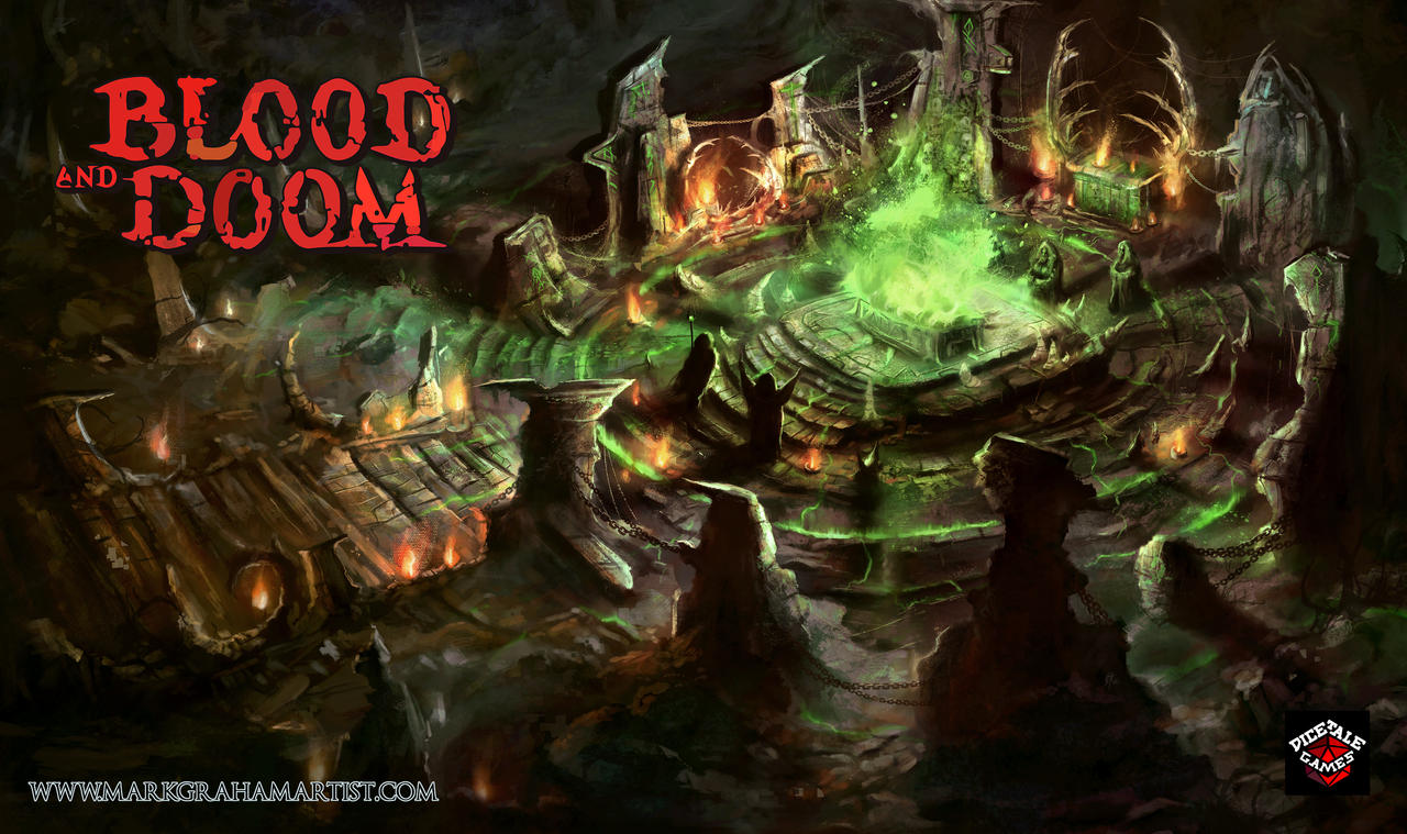 Ritual Site blood and doom RPG environment by G-hamm on DeviantArt