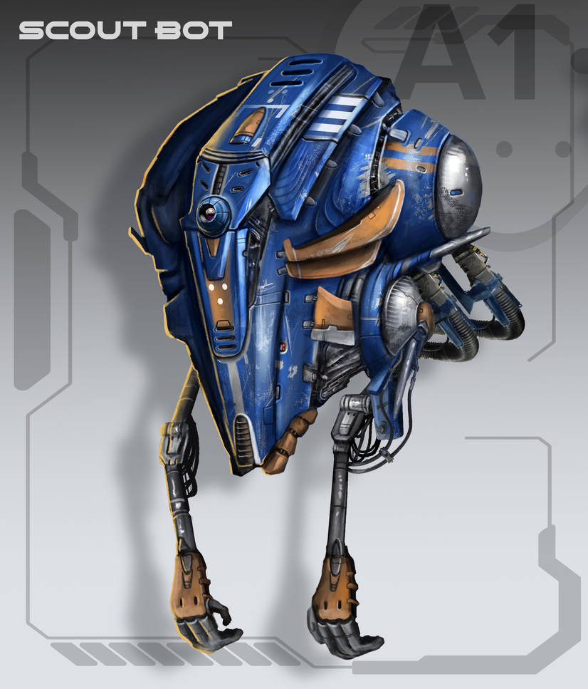Pg 257 External Scout Bot by G-hamm on DeviantArt