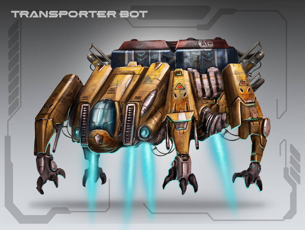 Transporter Bot by G-hamm on DeviantArt
