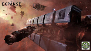 the expanse scene wrecked station