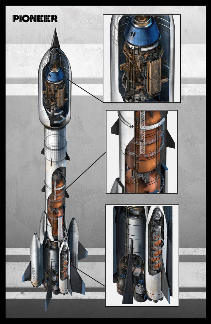 Traingular Rocketship Triplanetary by G-hamm on DeviantArt