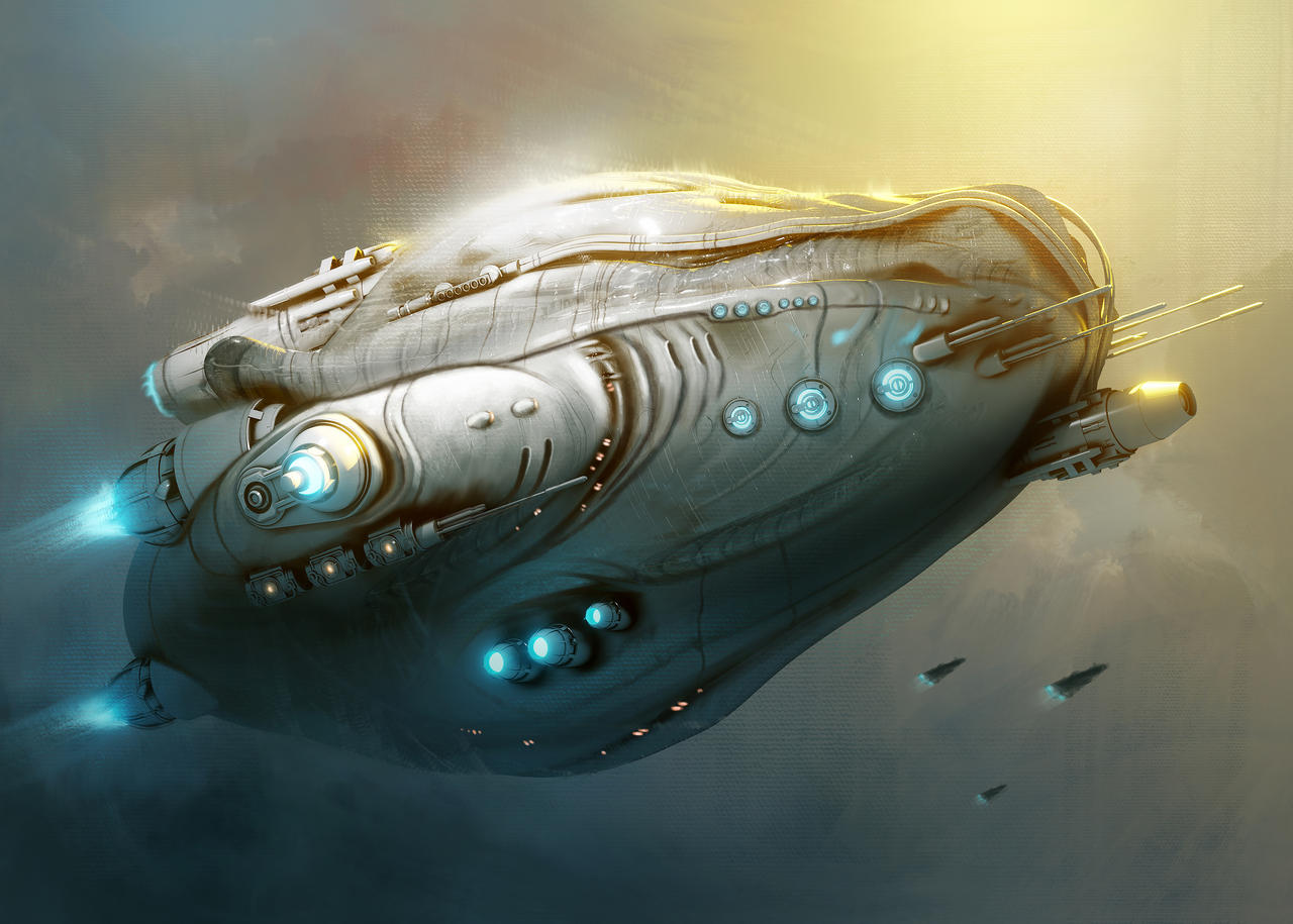 Mini Alien Ship Alien Ship Sculpt by G-hamm on DeviantArt