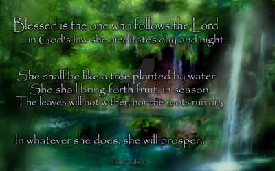 Psalm 1 (for ladies)