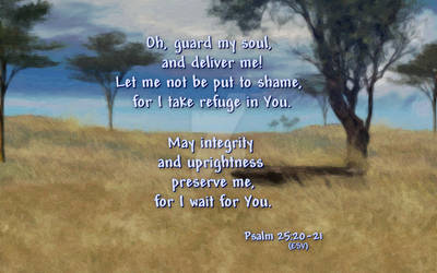 Psalm 25:20-21