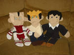 Trigun: Lost Plushie Trio by EdenEvergreen