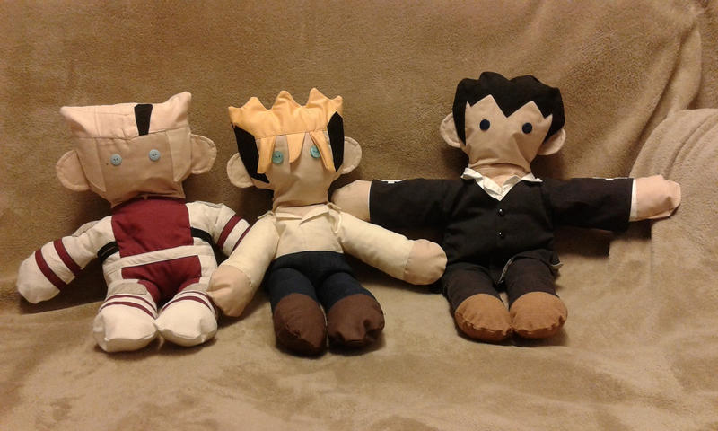 Trigun: Found plushie Trio