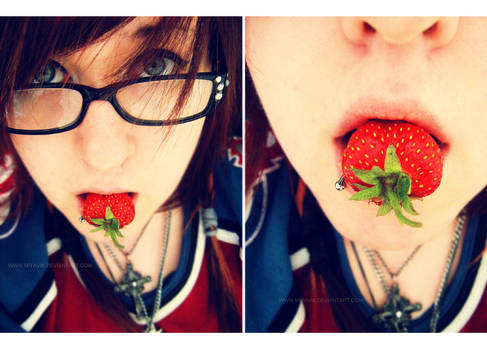 and strawberry .