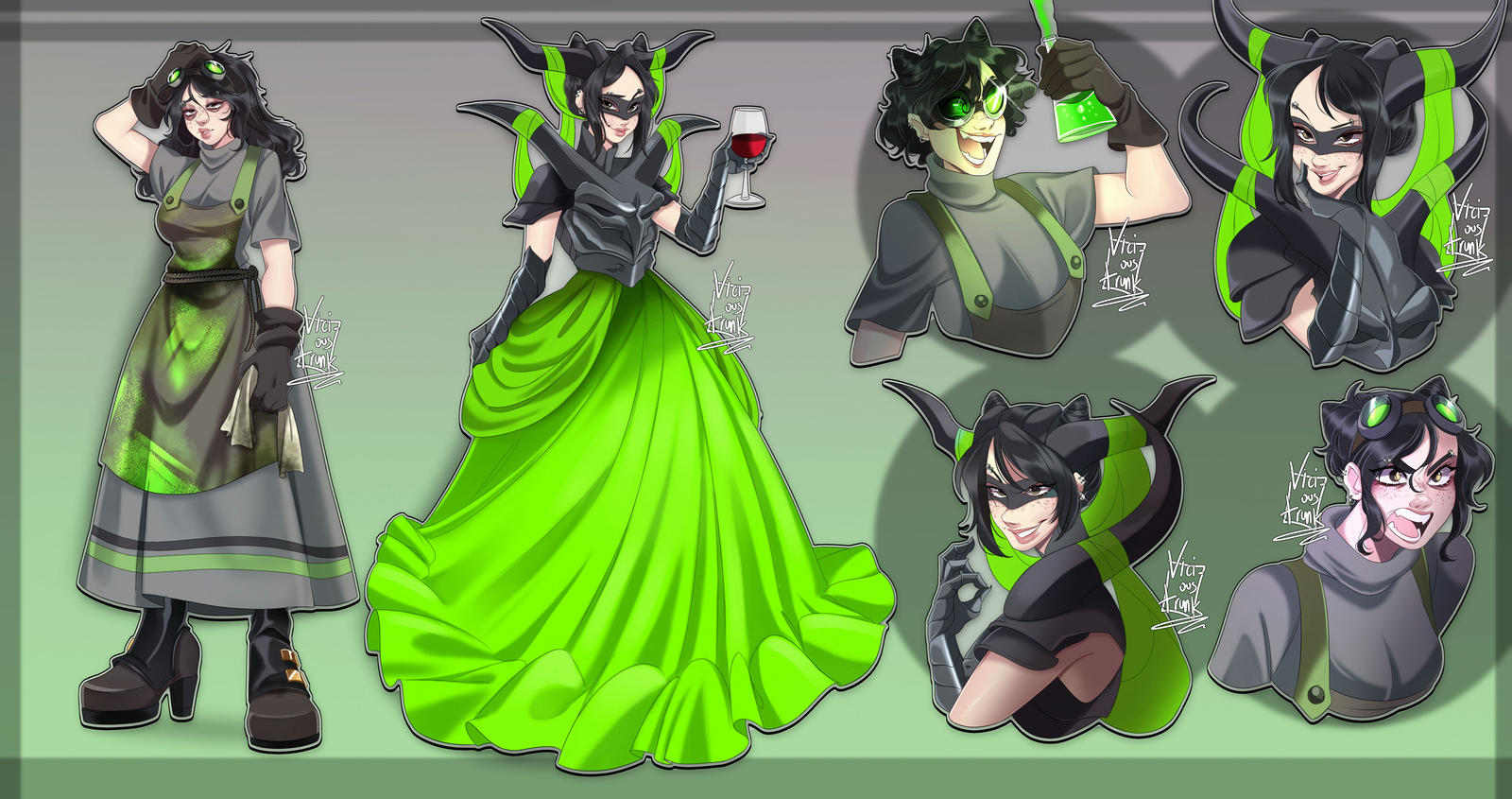 reference sheet -Commission by ViciousTrunk on DeviantArt