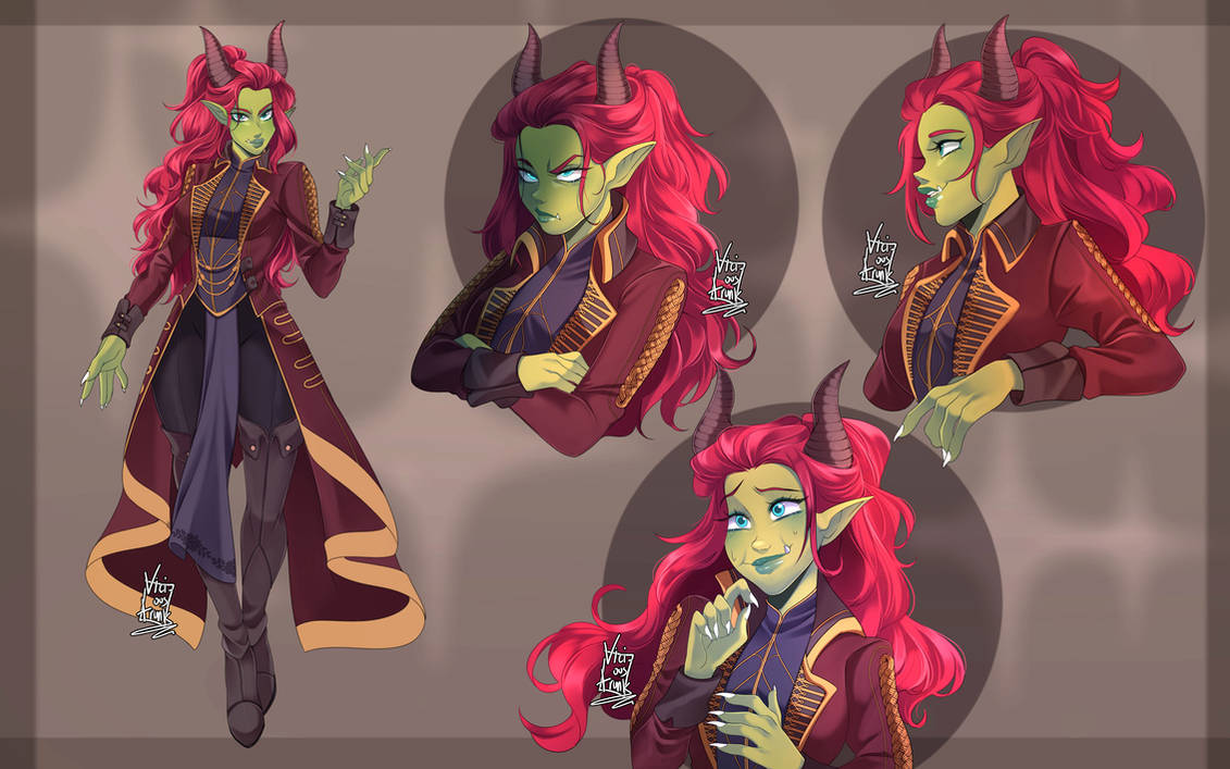reference sheet -Commission by ViciousTrunk on DeviantArt