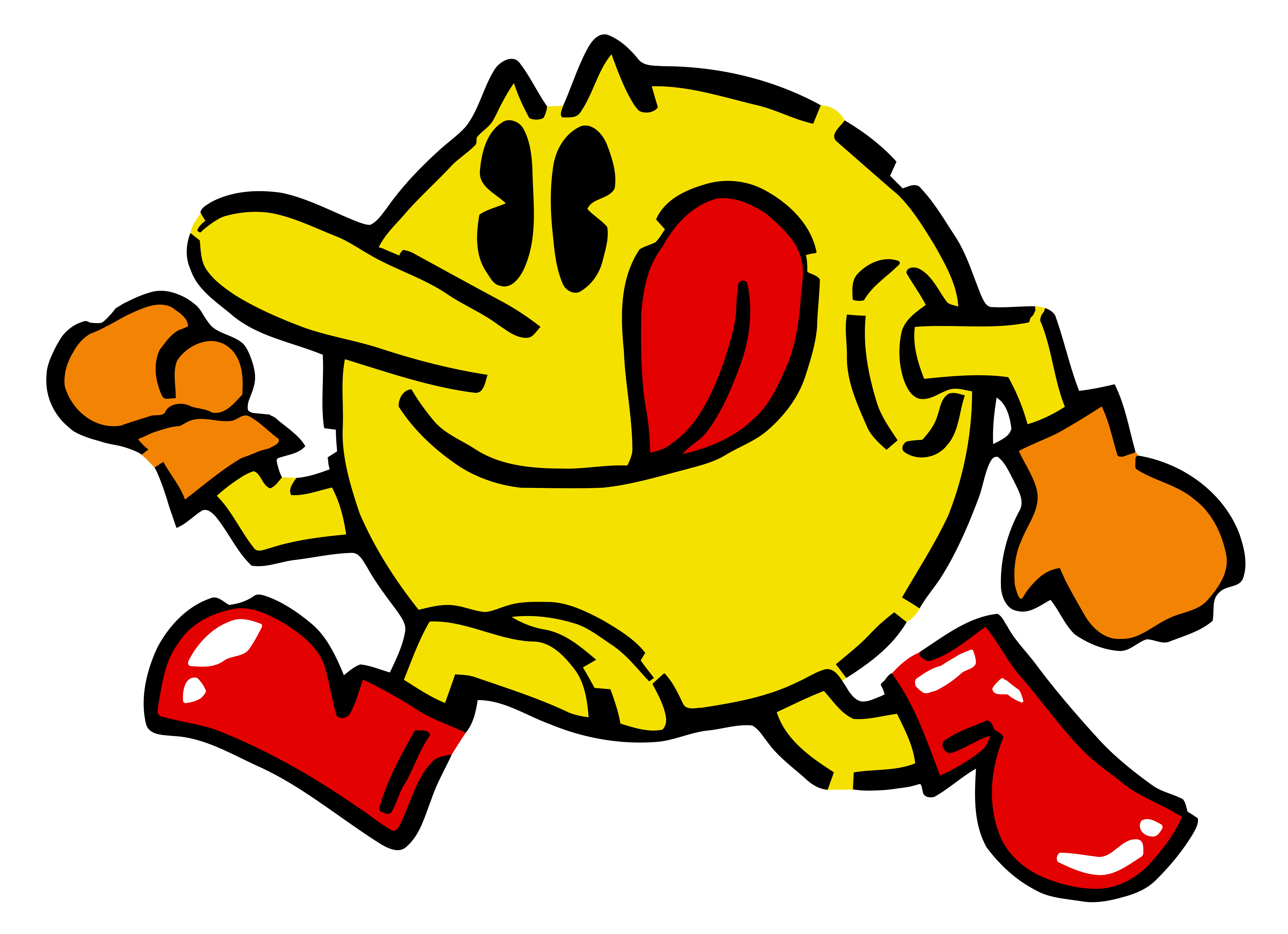 Puck Real Form Puckman Jog - Promotional Drawing (Remaster) by Crazy-Otto on DeviantArt