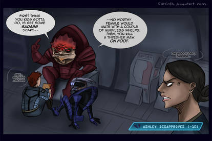 ME: Wrex Foreshadowing