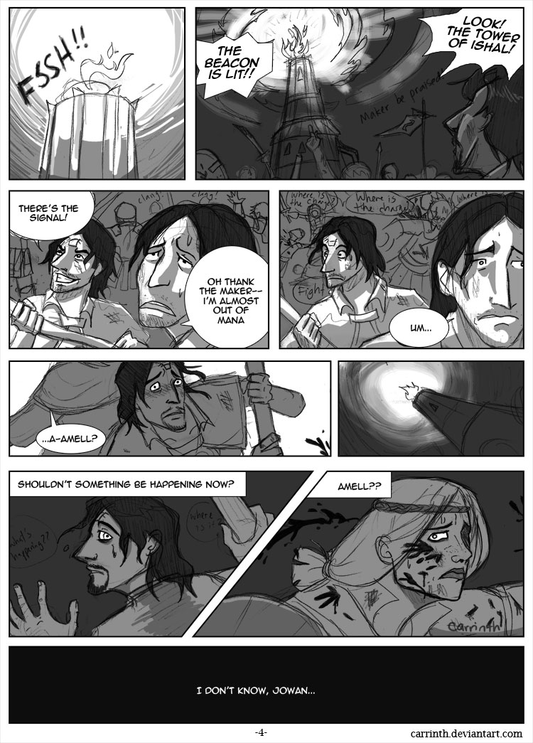 DA Drabbles: Mage Origin AU 4 by carrinth on DeviantArt