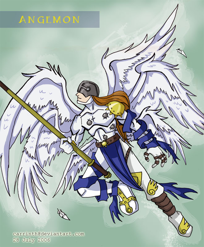 Angemon by carrinth on DeviantArt
