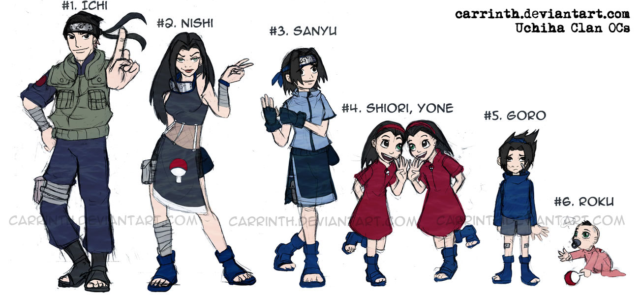 Naruto Uchiha Ocs Galore By Carrinth On Deviantart