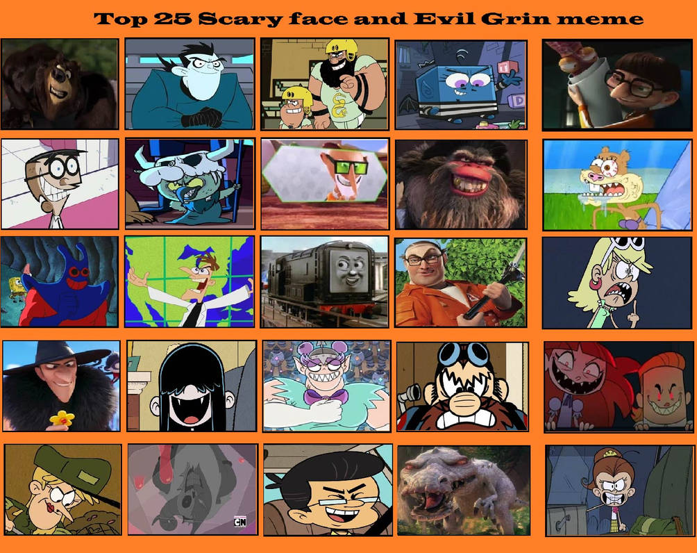 My Top 25 Scary Face and Evil Grin Part 5 by DakotaxAnimations on ...