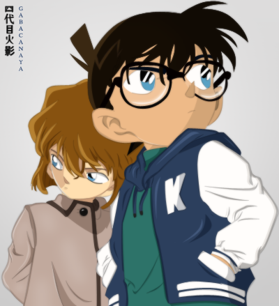 Conan y Haibara