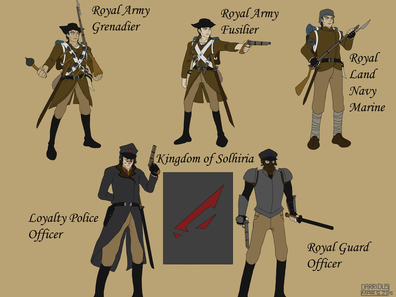 Royal Soldier (overview) by wordlbuilder99 on DeviantArt