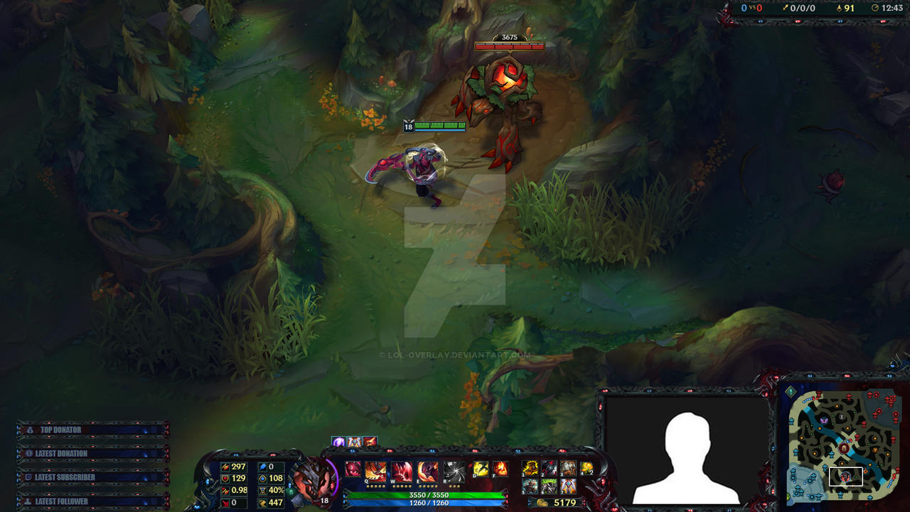 kayn stream overlay by lol overlay on