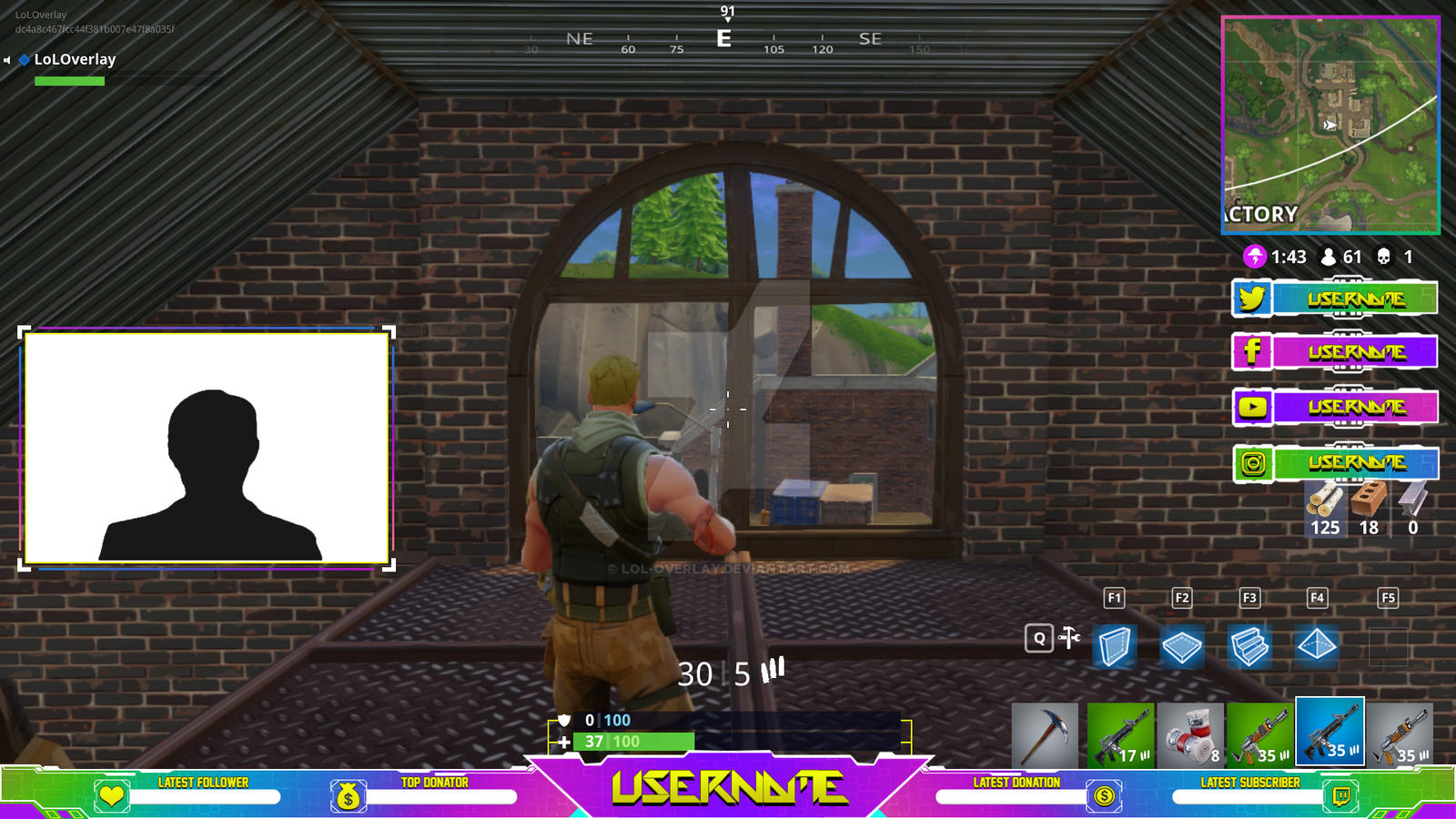 Fortnite #3 Rainbow - Stream Overlay