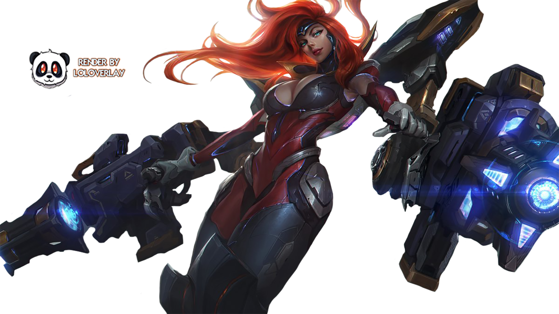 Gun Goddess Miss fortune - Render by LoL-Overlay on DeviantArt