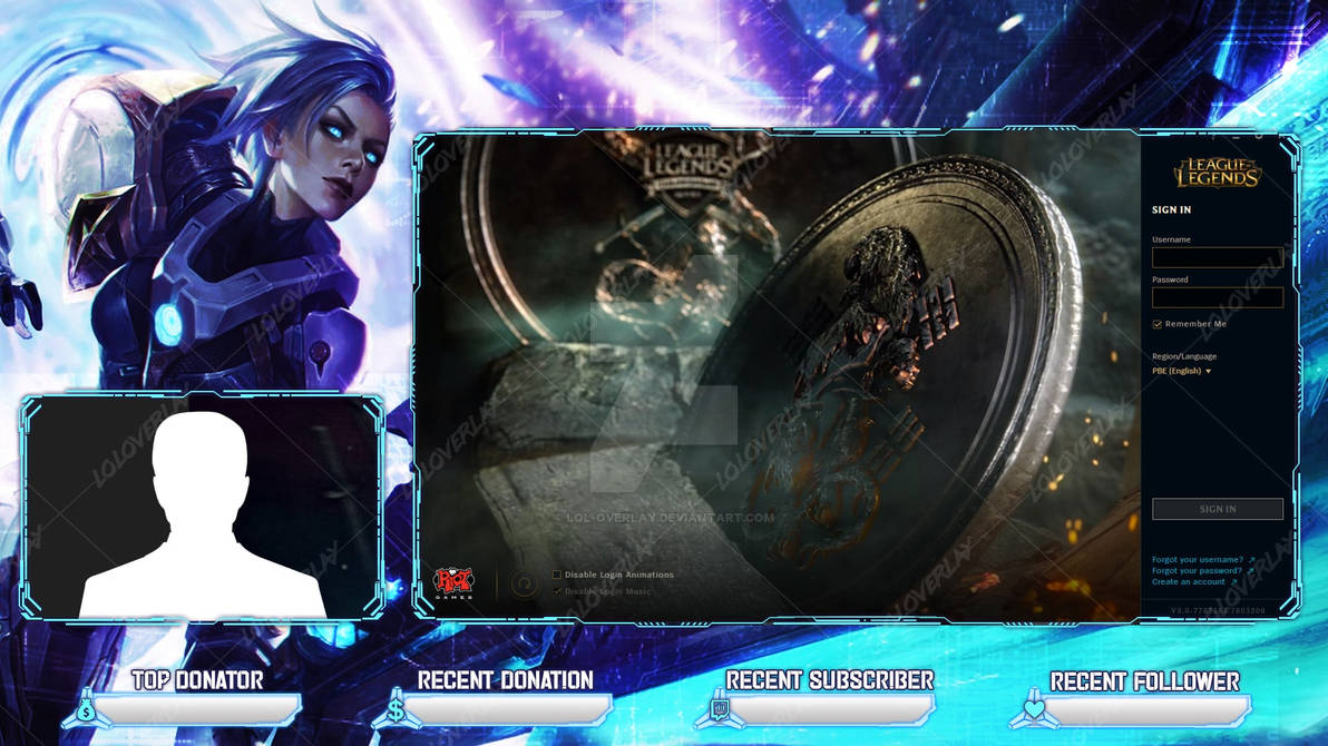 Pulsefire Riven - Lobby Overlay by LoL-Overlay on DeviantArt