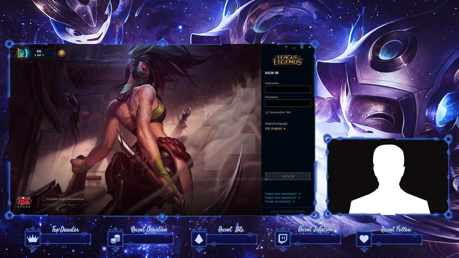 Фон для стрима ЛОЛ