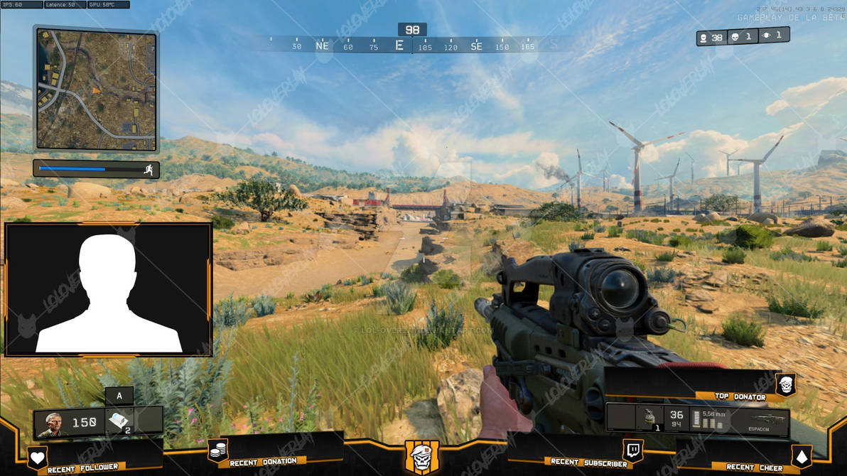 Call Of Duty Black Ops 4 - Stream Overlay #2 by LoL-Overlay on DeviantArt