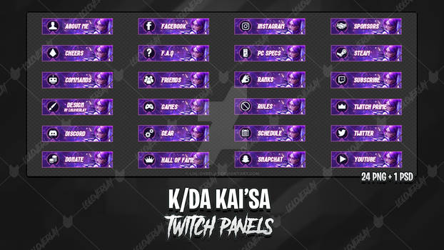 K/DA Kai'Sa - Twitch Panels