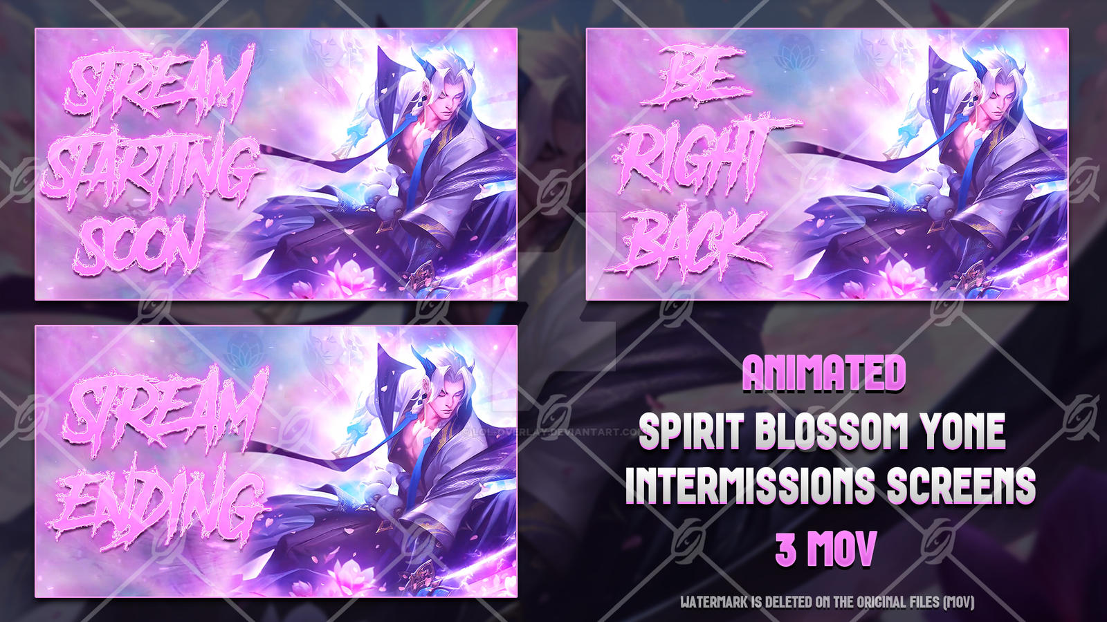 Spirit Blossom Yone - Anime Intermissions-Screens by LoL-Overlay on  DeviantArt