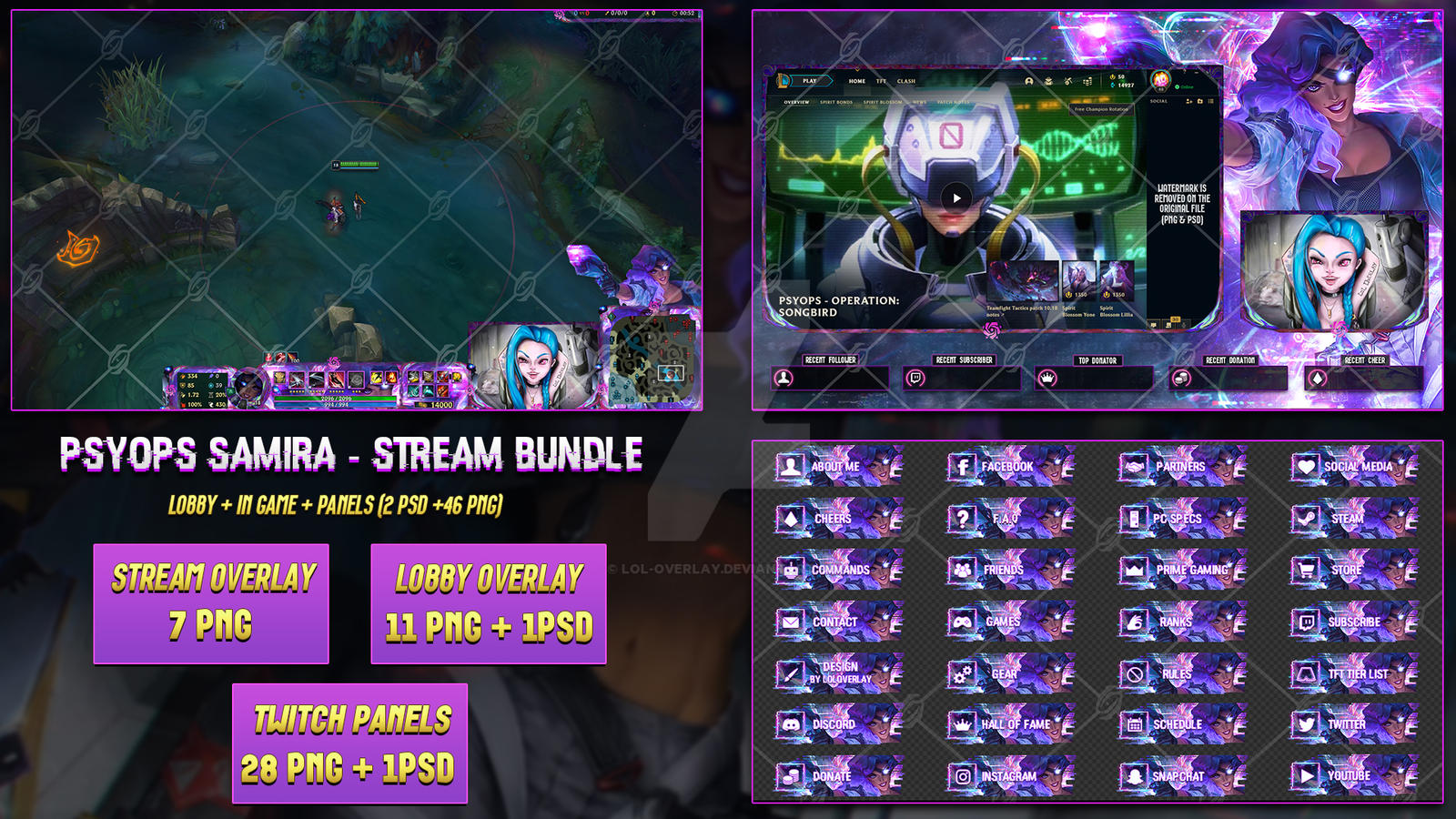 PsyOps Samira - Stream Bundle by LoL-Overlay on DeviantArt