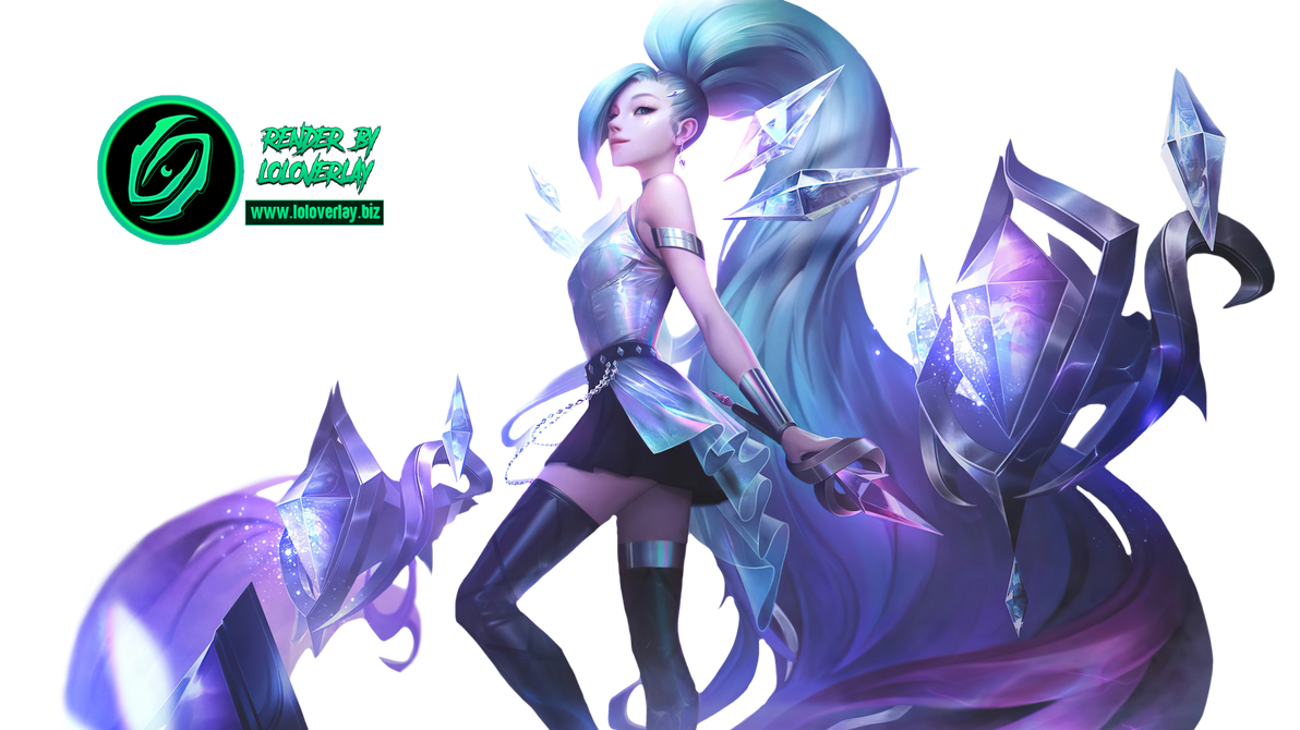 KDA ALL OUT Seraphine Superstar - Render by LoL-Overlay on DeviantArt