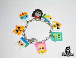 Adventure time perler hama beads sprite bracelet