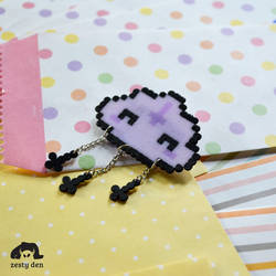 Pastel Hell Cloud Nu Goth Cute Brooch