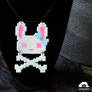 Dead Bunny Pastel Goth Cute Necklace