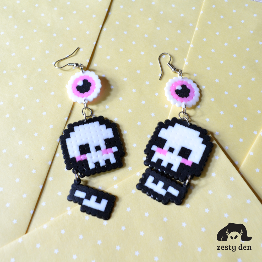 Perler earrings discount