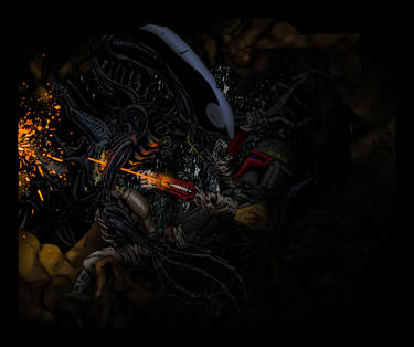 Boba Fett vs Xenomorph