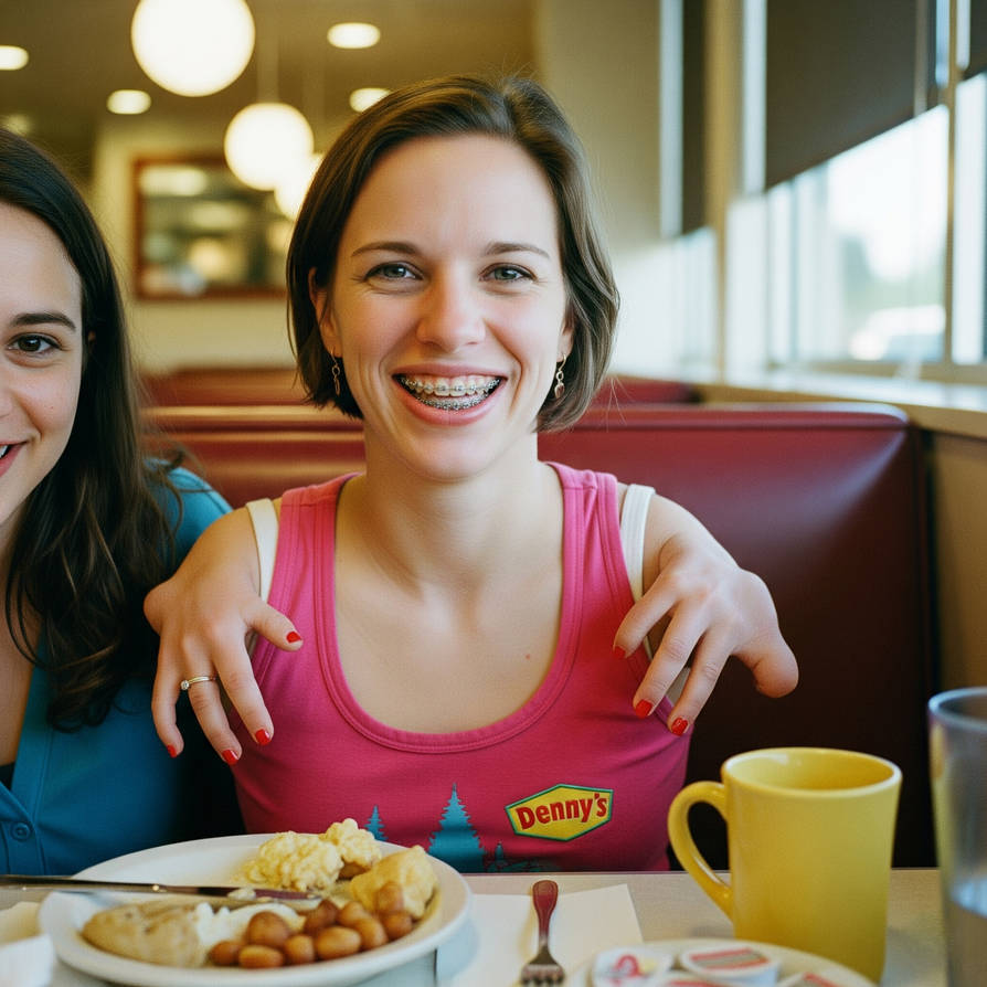 When your sister loves Denny's Grand Slam! by DevoteeDelights on DeviantArt