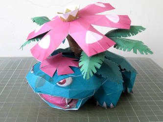 Papercraft Mega Venusaur - 02