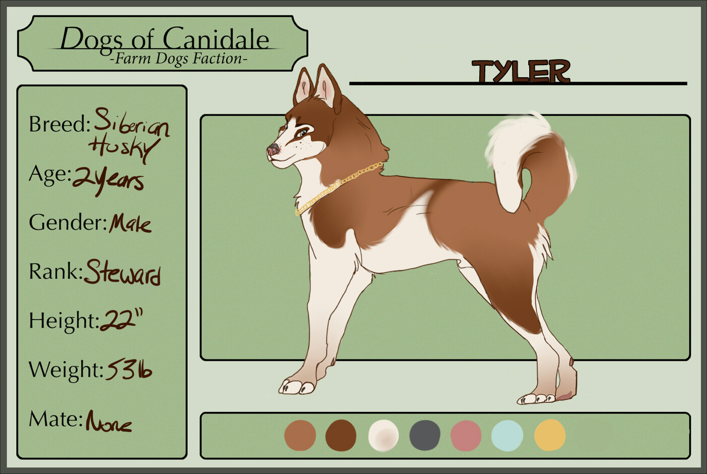 Dogs of Canidale: Tyler Ref [DECEASED]